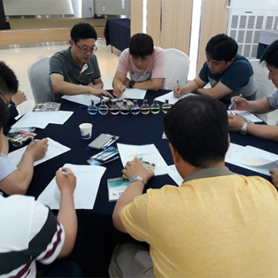 기업 워크숍 힐링 컬러테라피